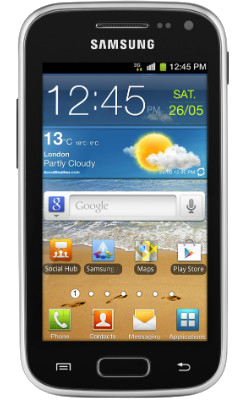 Orange Samsung Galaxy Ace 2 Black