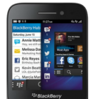 Orange BlackBerry Q5 Black on Orange