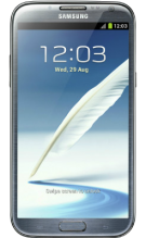 Orange Samsung Galaxy Note 2 LTE Titanium Grey